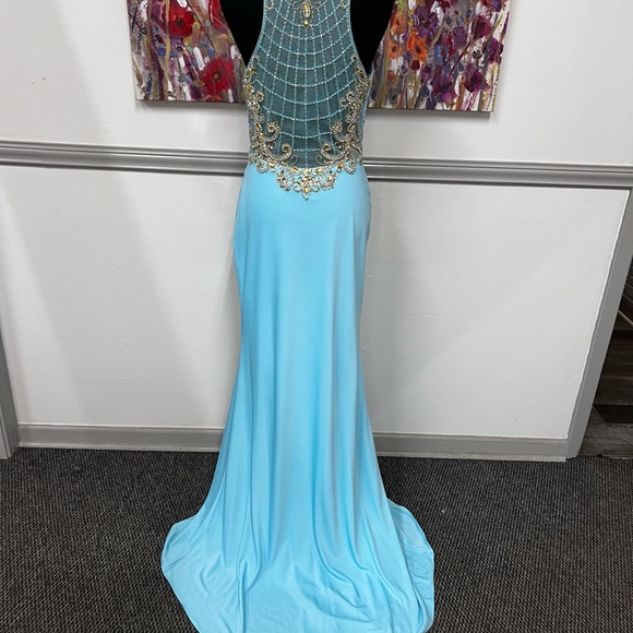 Lucci Lu sky blue formal New with tags #3057 - Picture 9 of 9